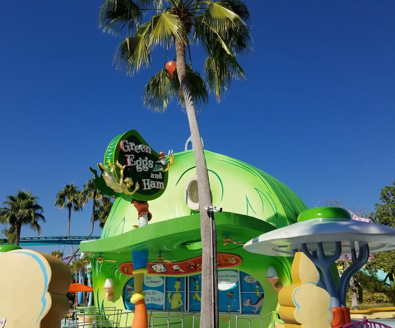 The Green Eggs and Ham Cafe in Seuss Landing