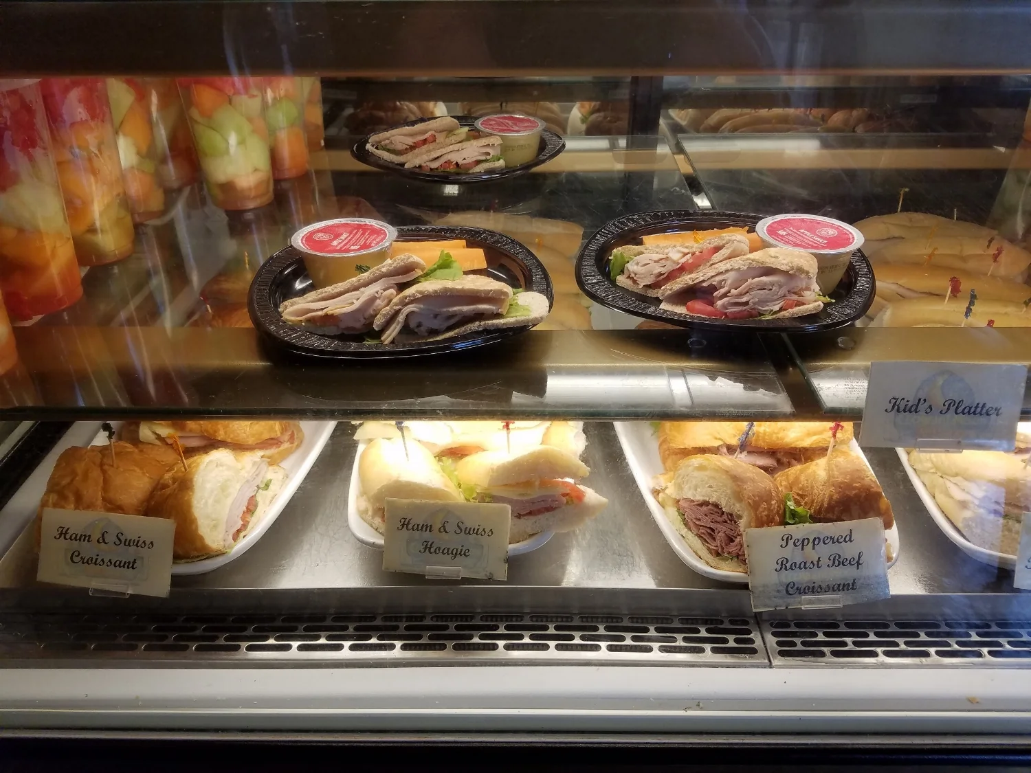 Sandwiches at Croissant Moon Bakery