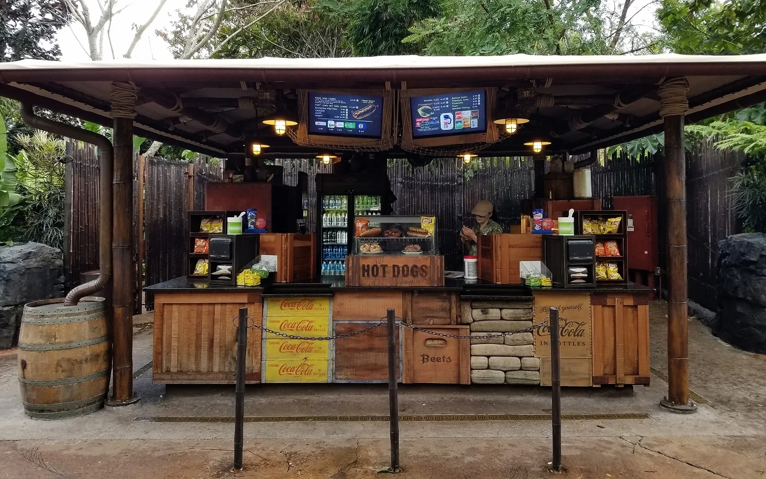 The Mess Tent in Skull Island: Reign of Kong in Islands of Adventure
