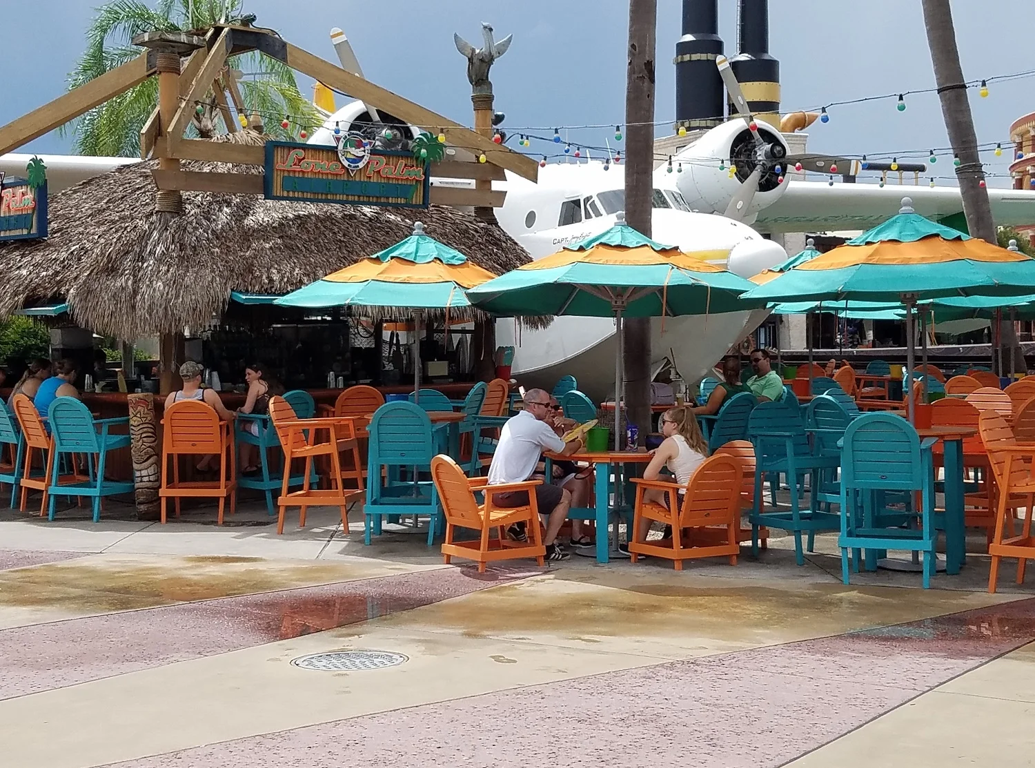 The Lone Palm Airport Bar across from Jimmy Buffett's Margaritaville.