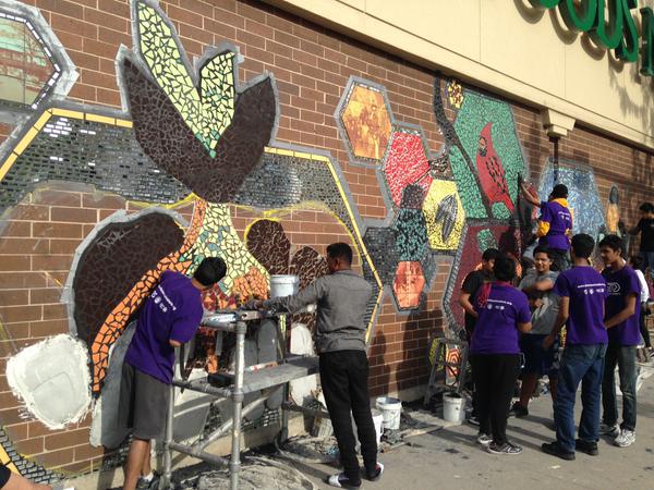 Whole Foods - Working on a mural.jpg