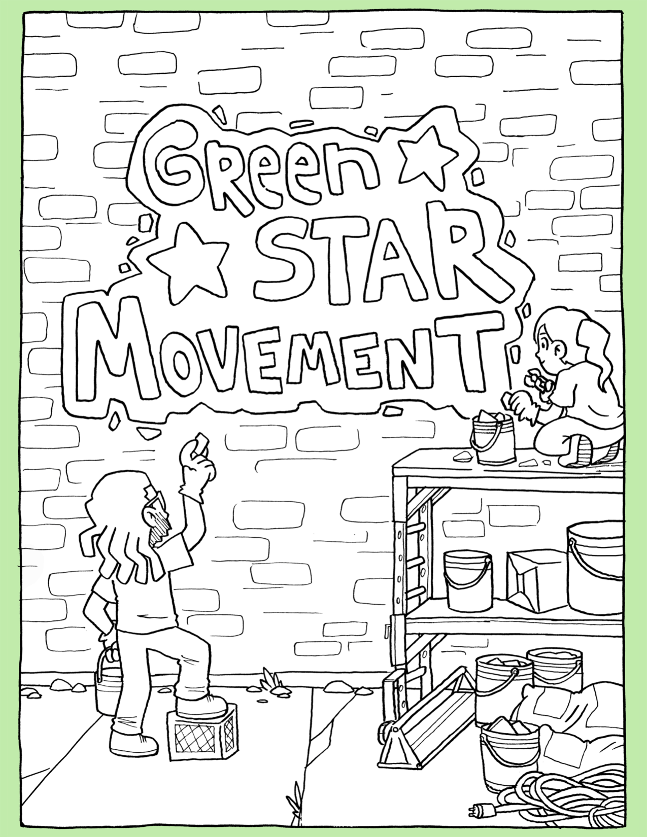 Green Star Movement Coloring Book Page 3.png