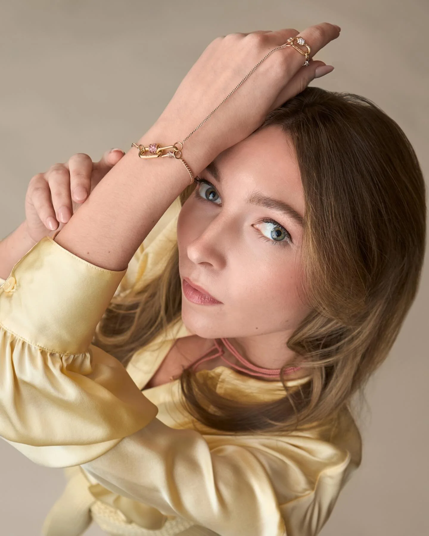 Links, locks, and a little bit of sparkle ✨ Jewelry that&rsquo;s meant to be worn your way @marlaaaron 🤍