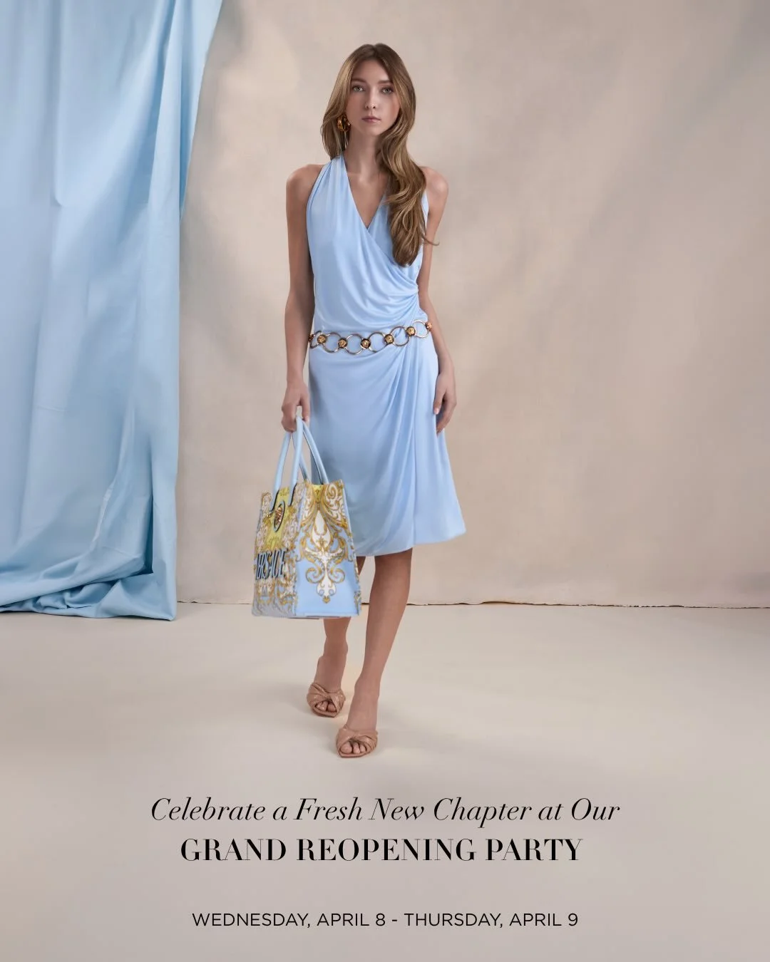 ✨ This Week at Barbara/Jean ✨

Celebrate a Fresh New Chapter at Our
GRAND REOPENING PARTY &mdash; April 8 &amp; 9 🎉

Join us for tax-free shopping, giveaways, special events, and tunes by DJ Amy Parker Blake 🎶

Bring items from the Women and Childr