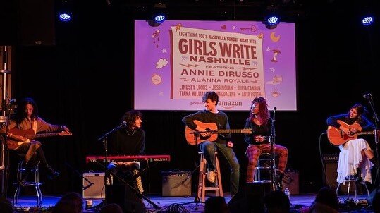 it&rsquo;s #givingtuesday ! consider donating to and following @girlswritenashville 🤘

snaps from the show a couple weeks back w @lindseylomis Tiana Williams &amp; @cooliajannon 

📷: @lrockphotog