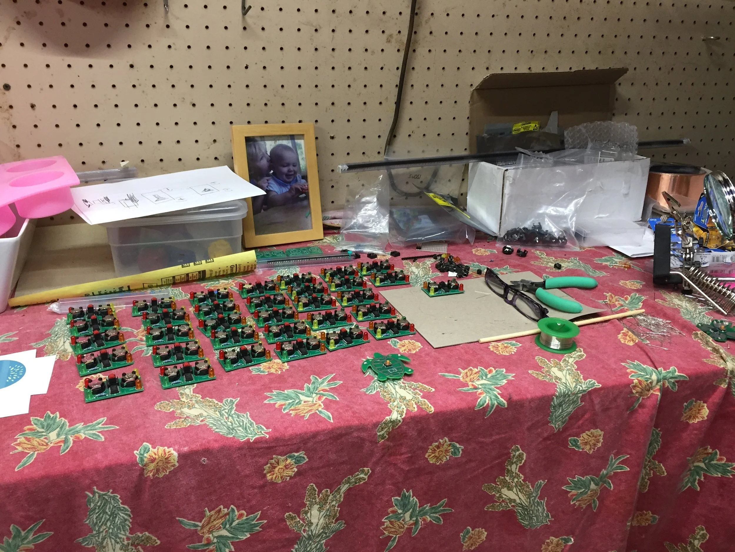 the first batch of two minute timer circuit boards