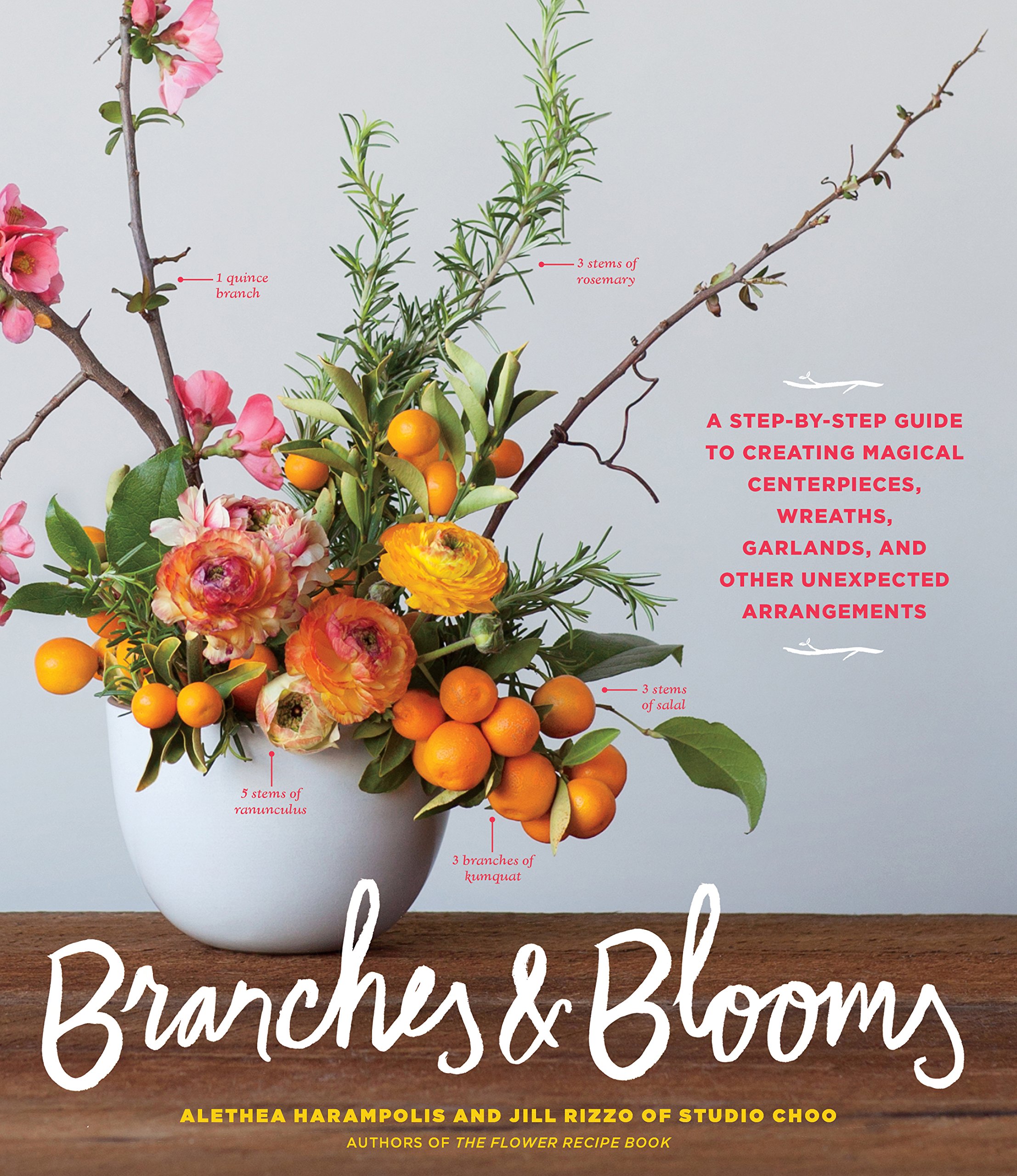 Branches & Blooms: A Step-by-Step Guide to Creating Magical Centerpieces, Wreaths, Garlands, and Other Unexpected Arrangements by Alethea Harampolis