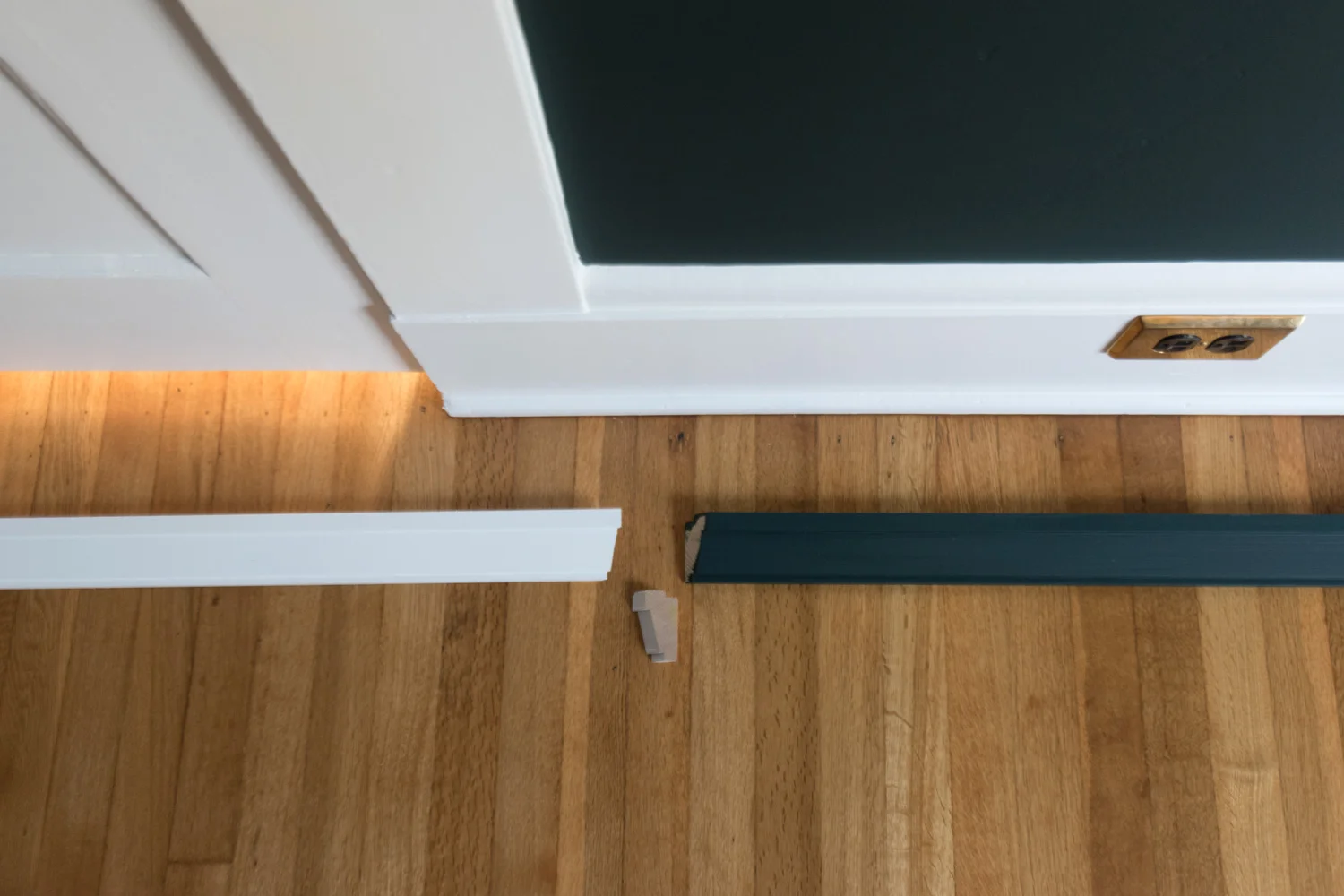 How To Install Picture Rail Molding — The Gold Hive