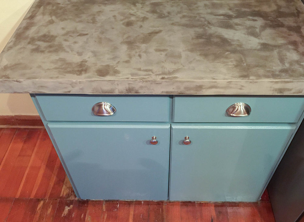 Concrete Countertops In The Kitchen A, Ardex Feather Finish Countertops