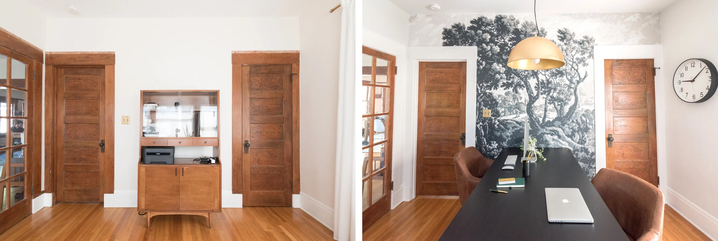 Ashley Goldman The Gold Hive blog One Room Challenge Home Love Network Home Office Before and After