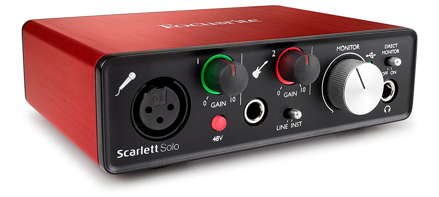 Focusrite Scarlett Solo (2nd Gen) USB Audio Interface with Pro Tools | First (Copy)