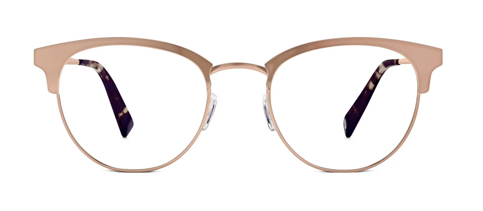 Warby Parker Rose Gold Frames