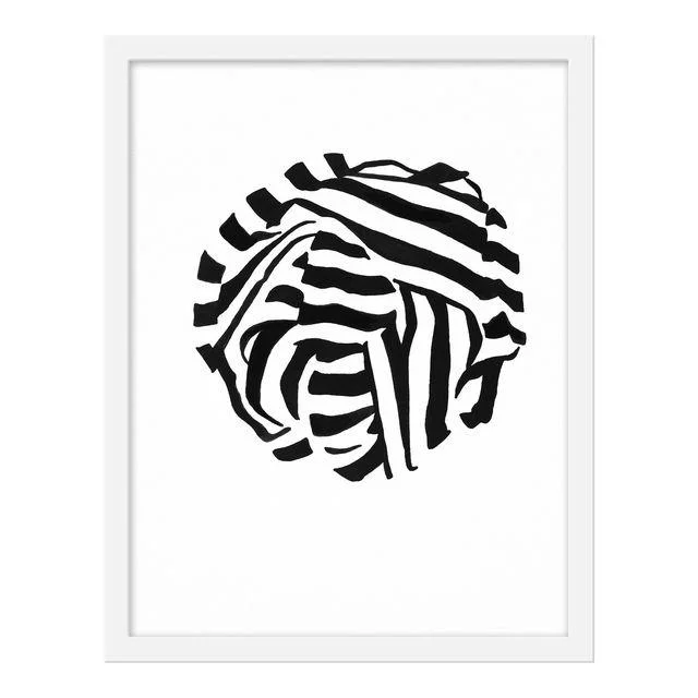 SMALL “WHITE KNOT 3” PRINT BY ANGELA CHRUSCIAKI BLEHM, 16” X 20” Chairish