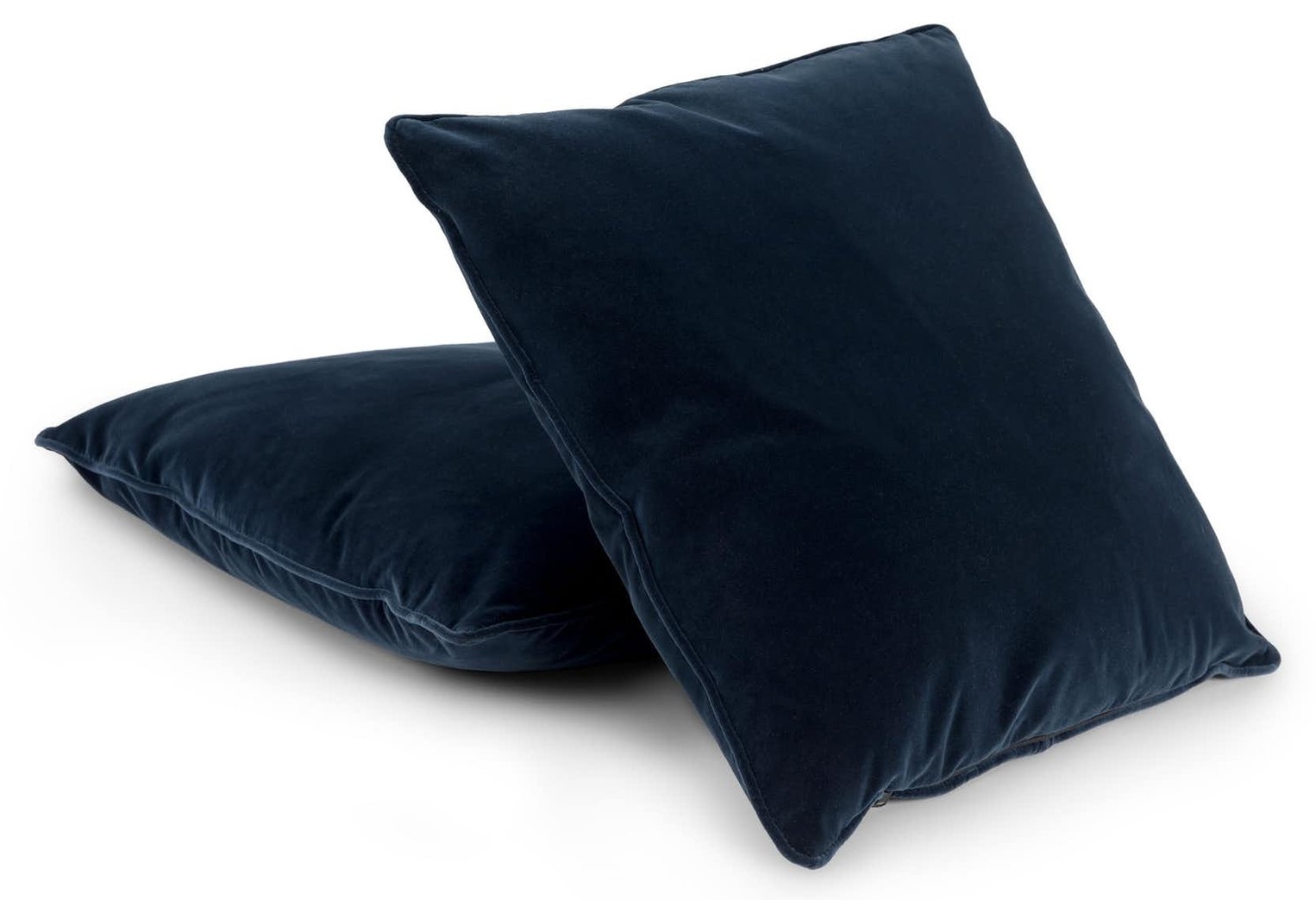 Cascadia Blue Velvet Article Pillows