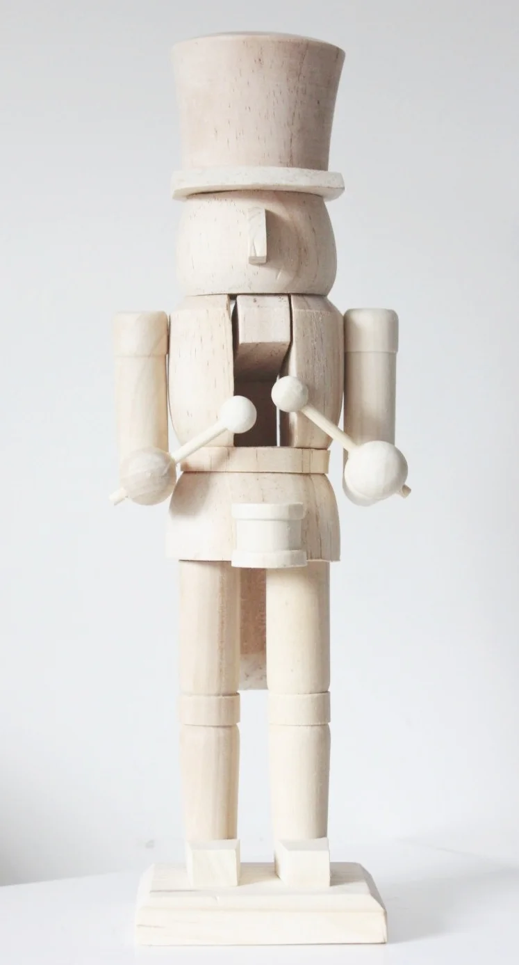 Unfinished Wooden Nutcracker