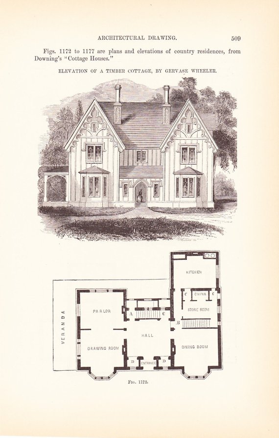 Vintage House Plans and Blueprints