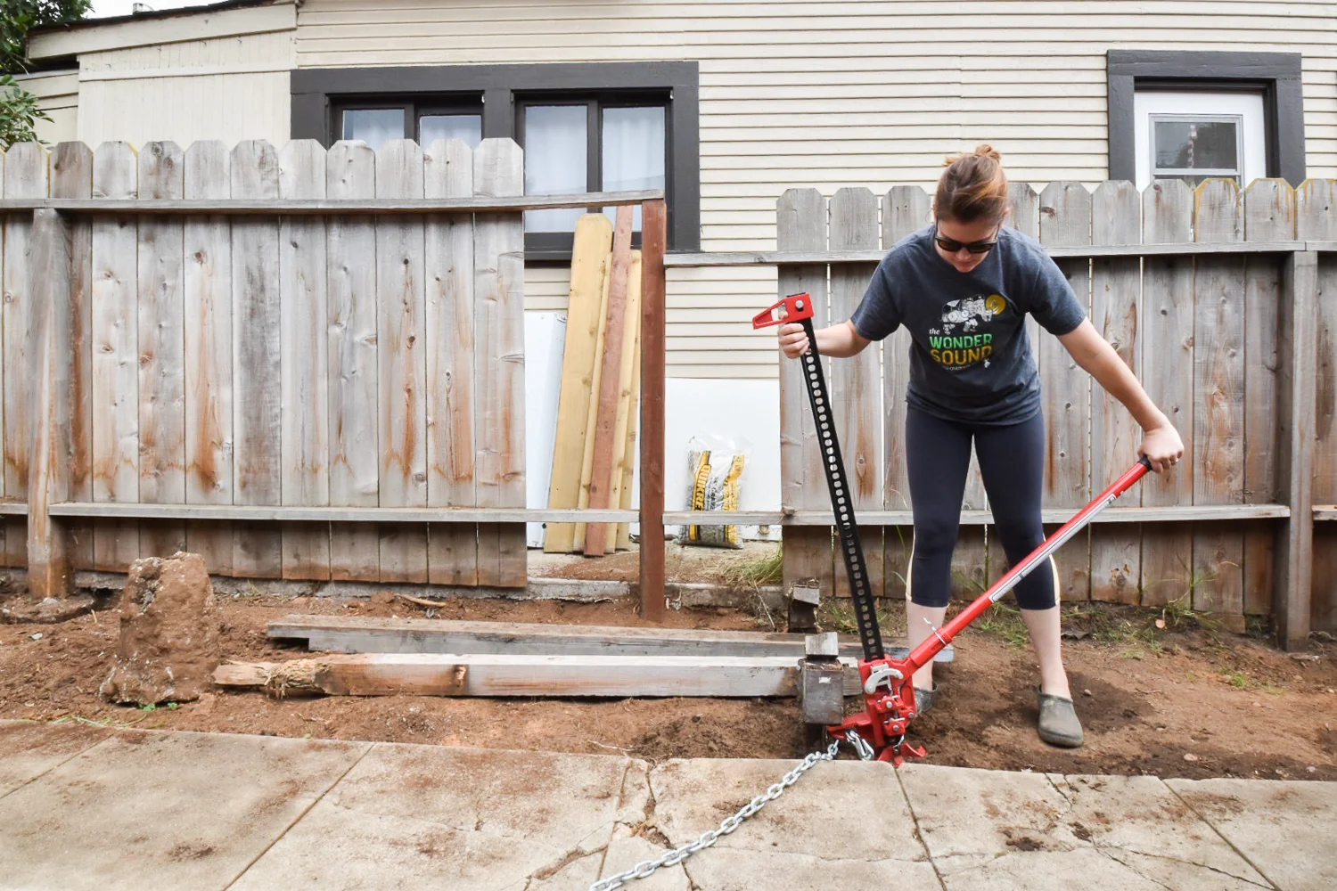 The Gold Hive How to Refresh a Fence - Powerwash-2037.jpg