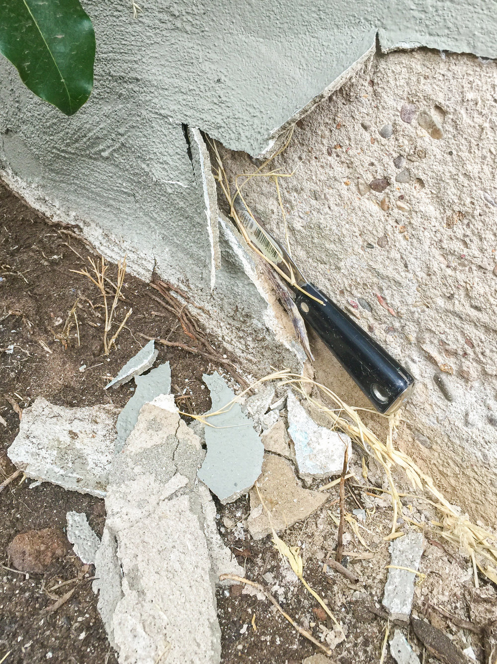 Repairing the Stucco on the Outside of the House — The Gold Hive