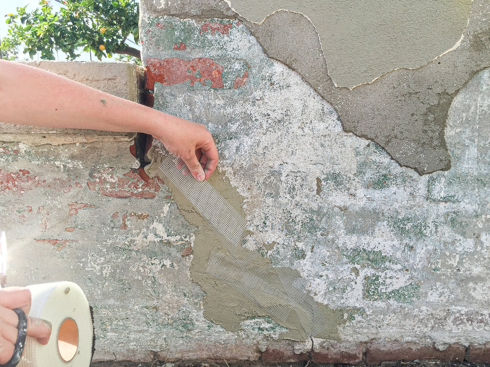 stucco wall repair
