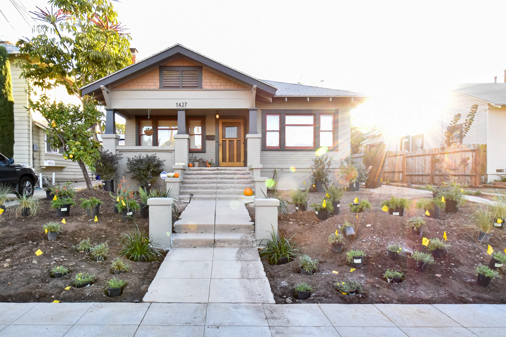 Installation of the Front Yard Garden