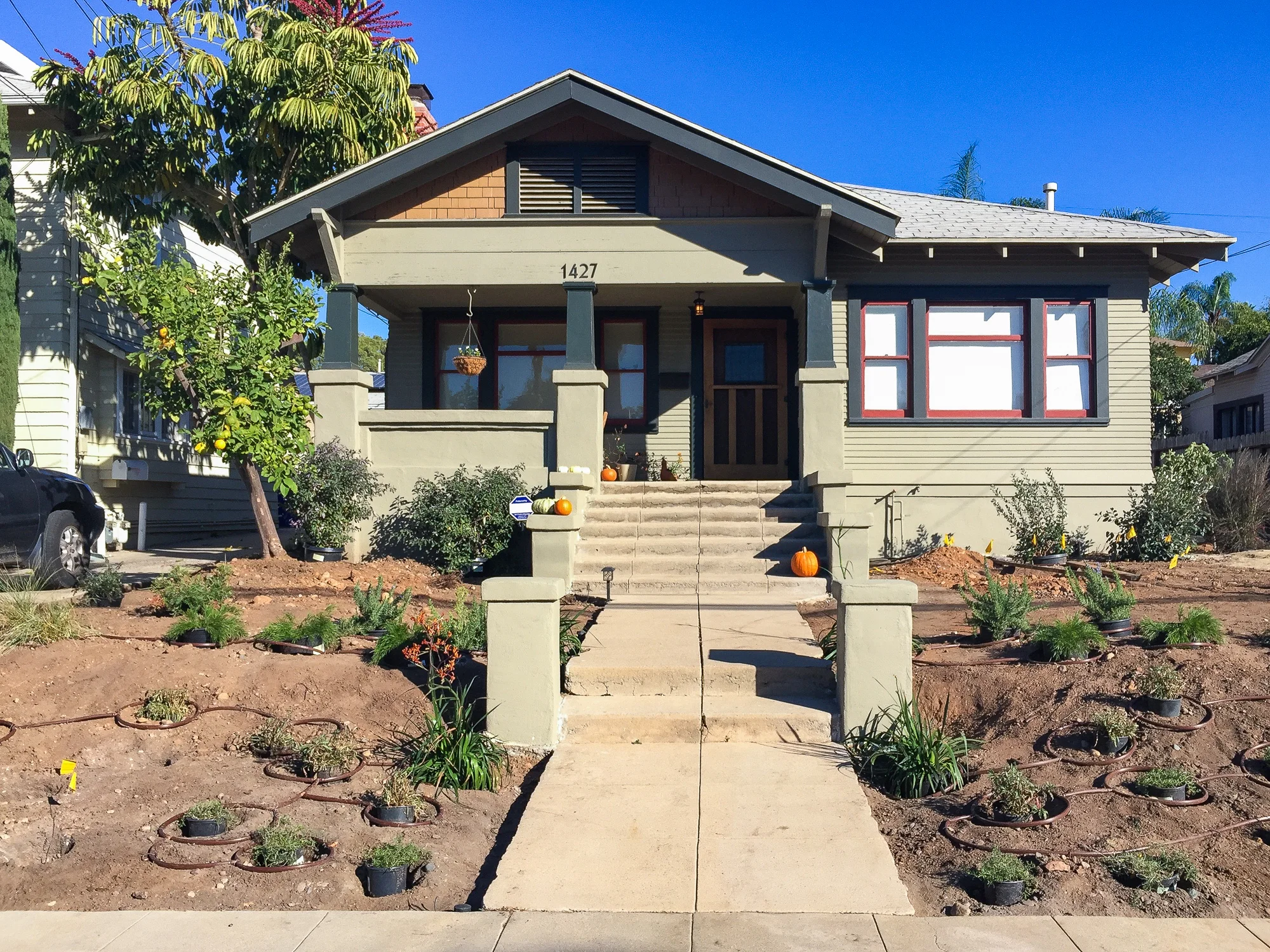 Installing the Drought Tolerant Garden Front Yard The Gold Hive-2524.jpg