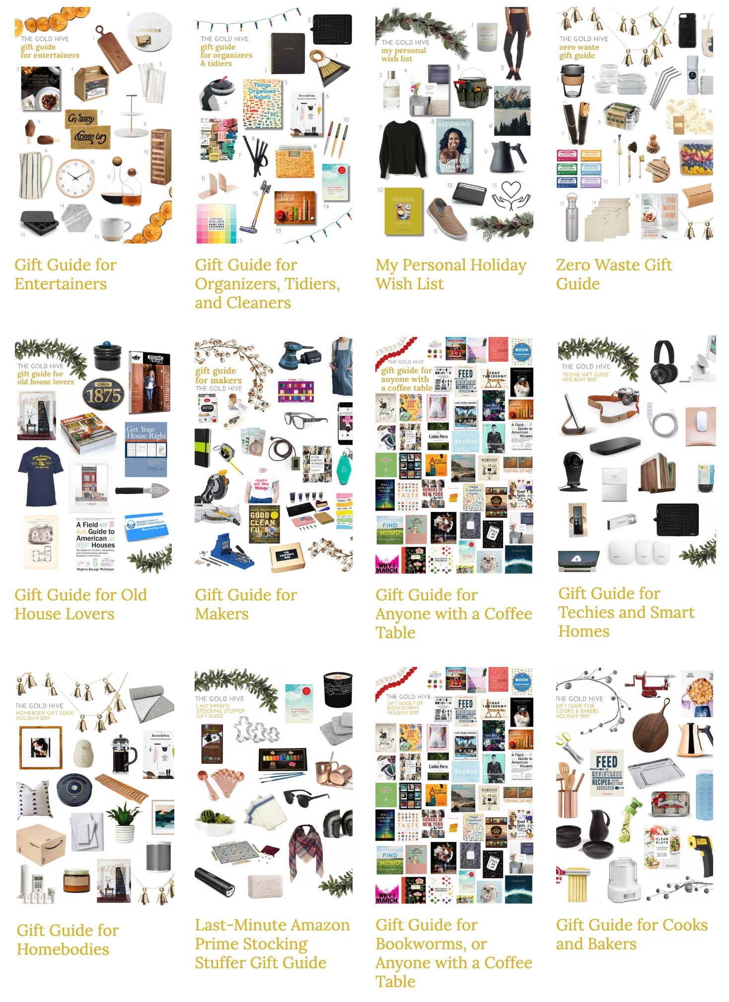 A Comprehensive Guide to All of My Gift Guides