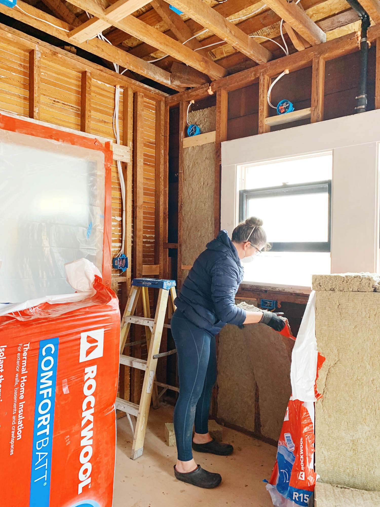 How (and Why) To Install Rockwool Insulation — The Gold Hive