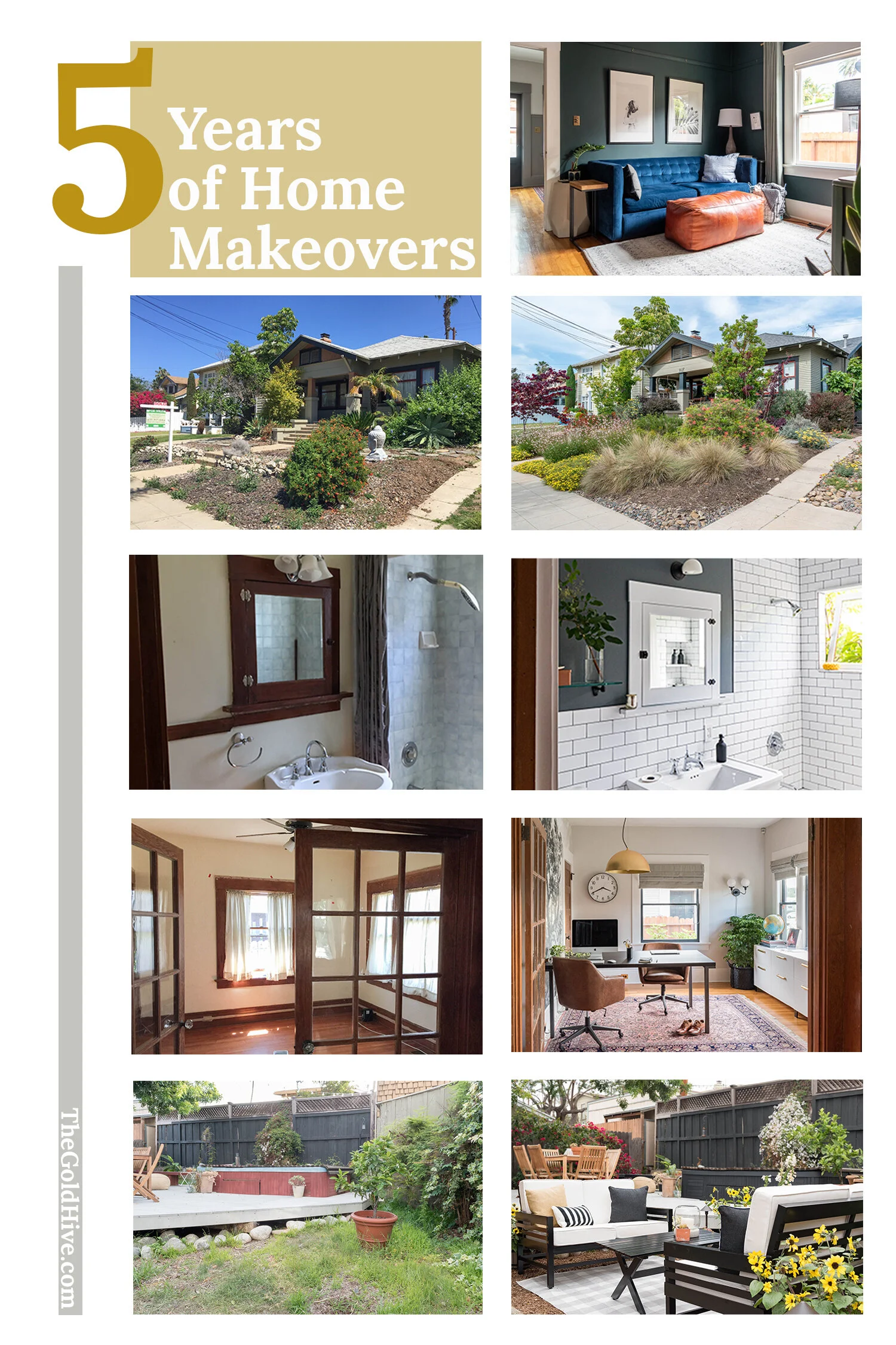 5 Years Of Home Makeovers and What I Have Planned for the Next Five + Lots of Before and After Pictures!