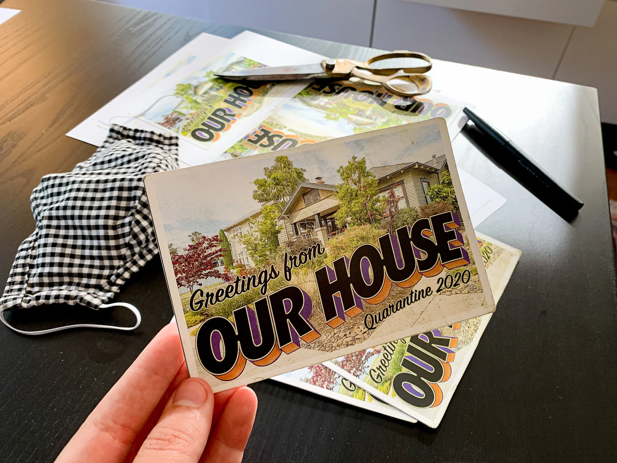 I Made Custom Quarantine Postcards! And You Can, Too!