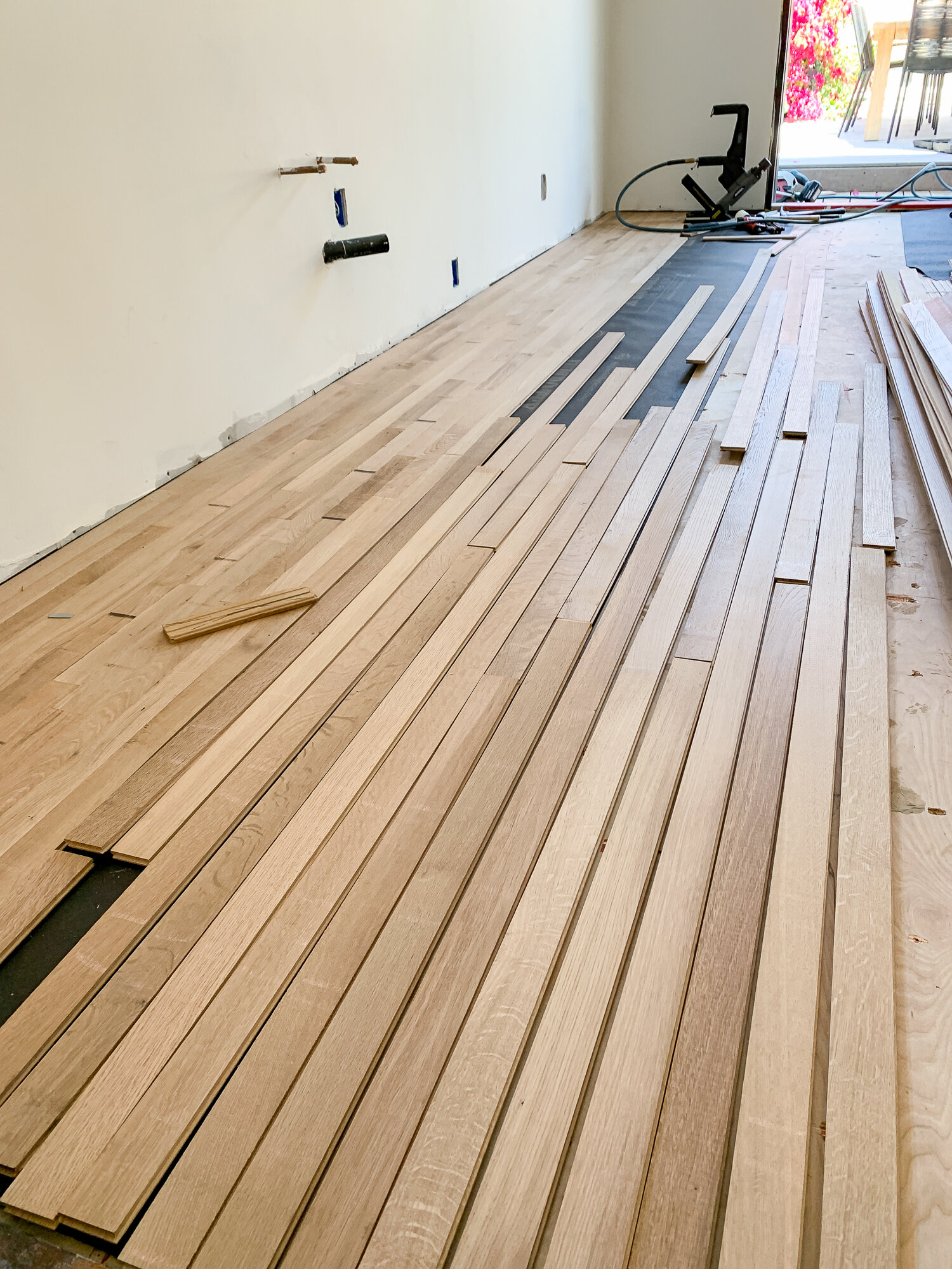 Installing New Hardwood Floors In Our, Installing Solid Hardwood Floors