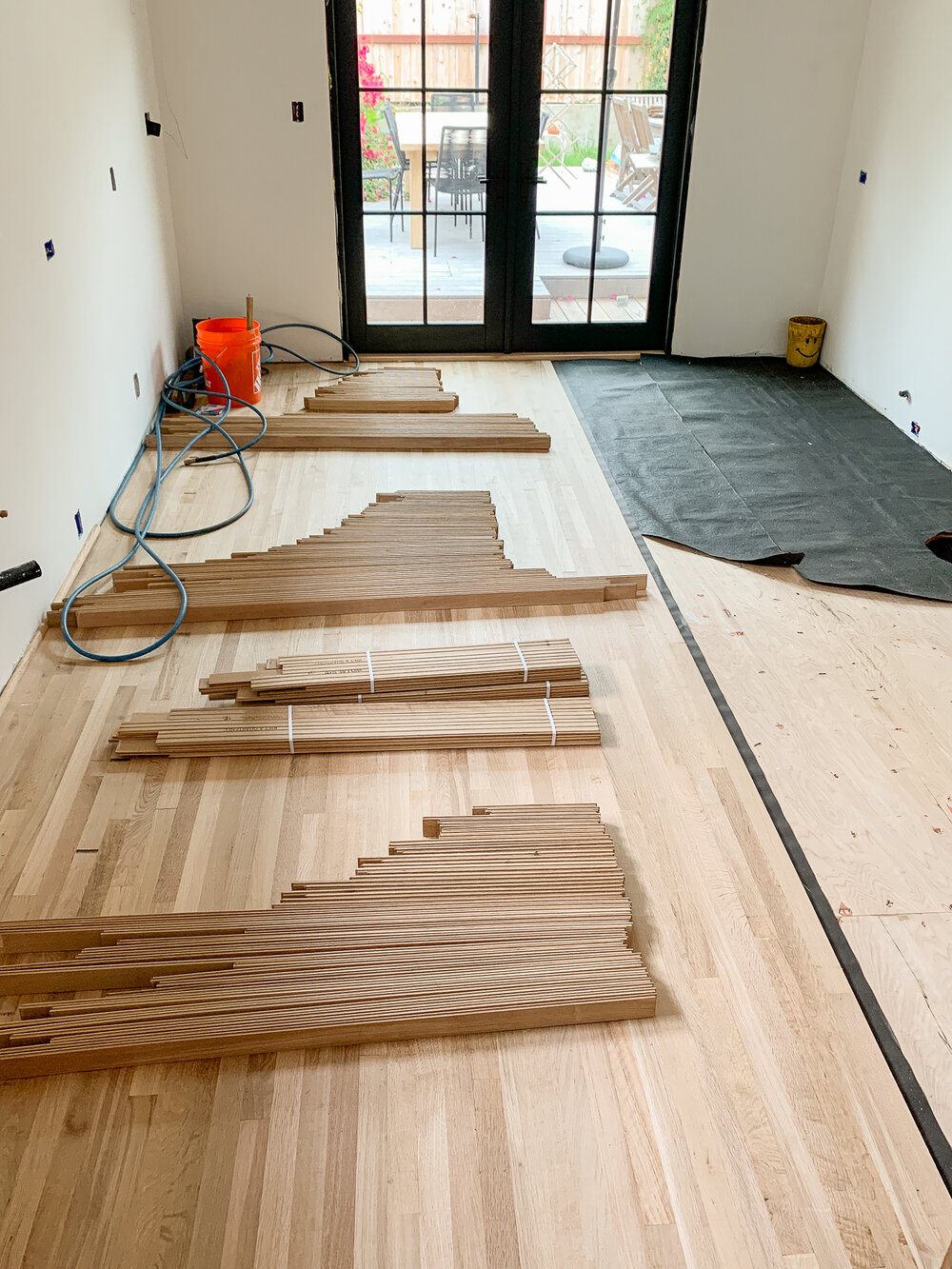 Installing New Hardwood Floors In Our, Installing Hardwood Floors In Existing Kitchen
