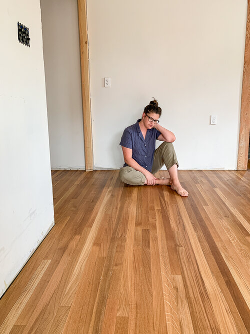 We Hit A Snag And Had To Refinish Our, Diy Sand And Refinish Hardwood Floors