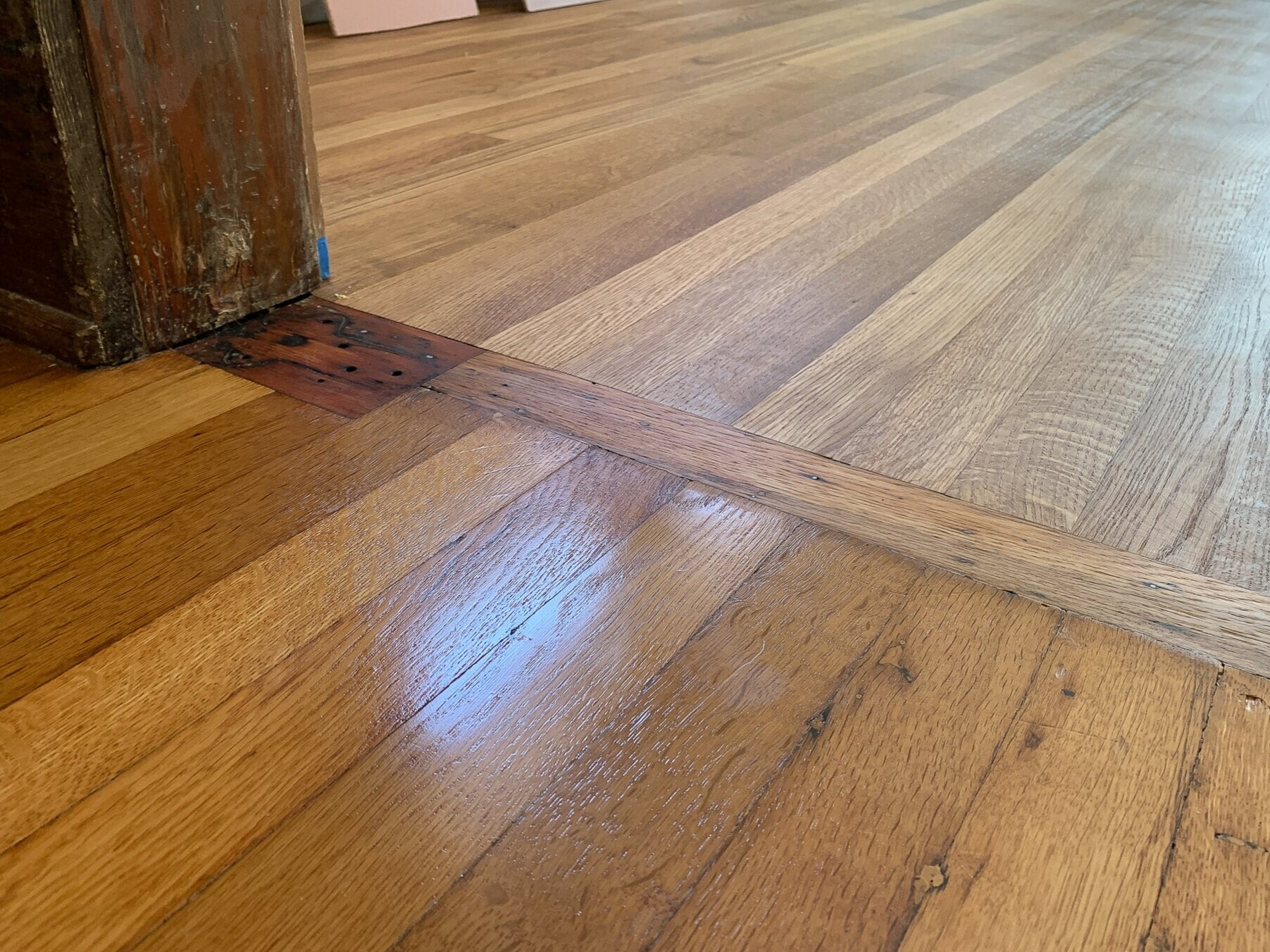 We Hit A Snag And Had To Refinish Our, 1 800 Hardwood Floor