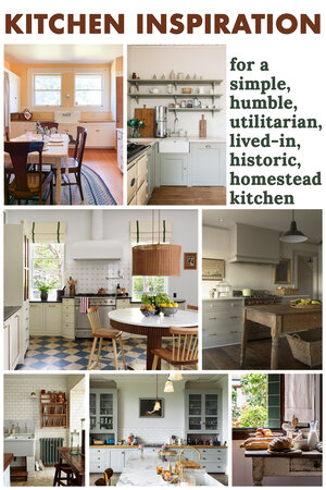 Kitchen Inspiration for a Simple, Humble, Utilitarian, Lived-in ...