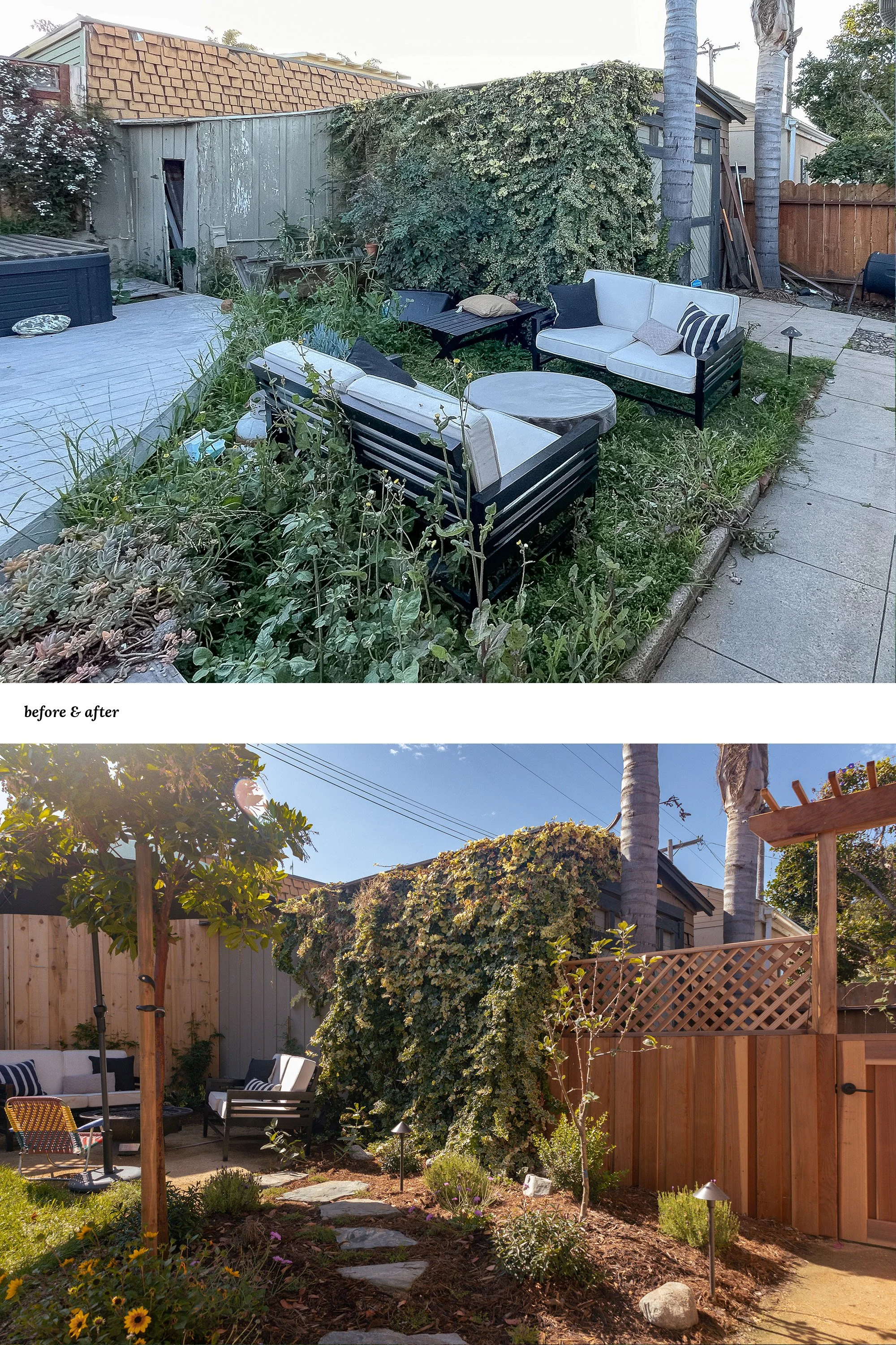 Before And After Garden Design