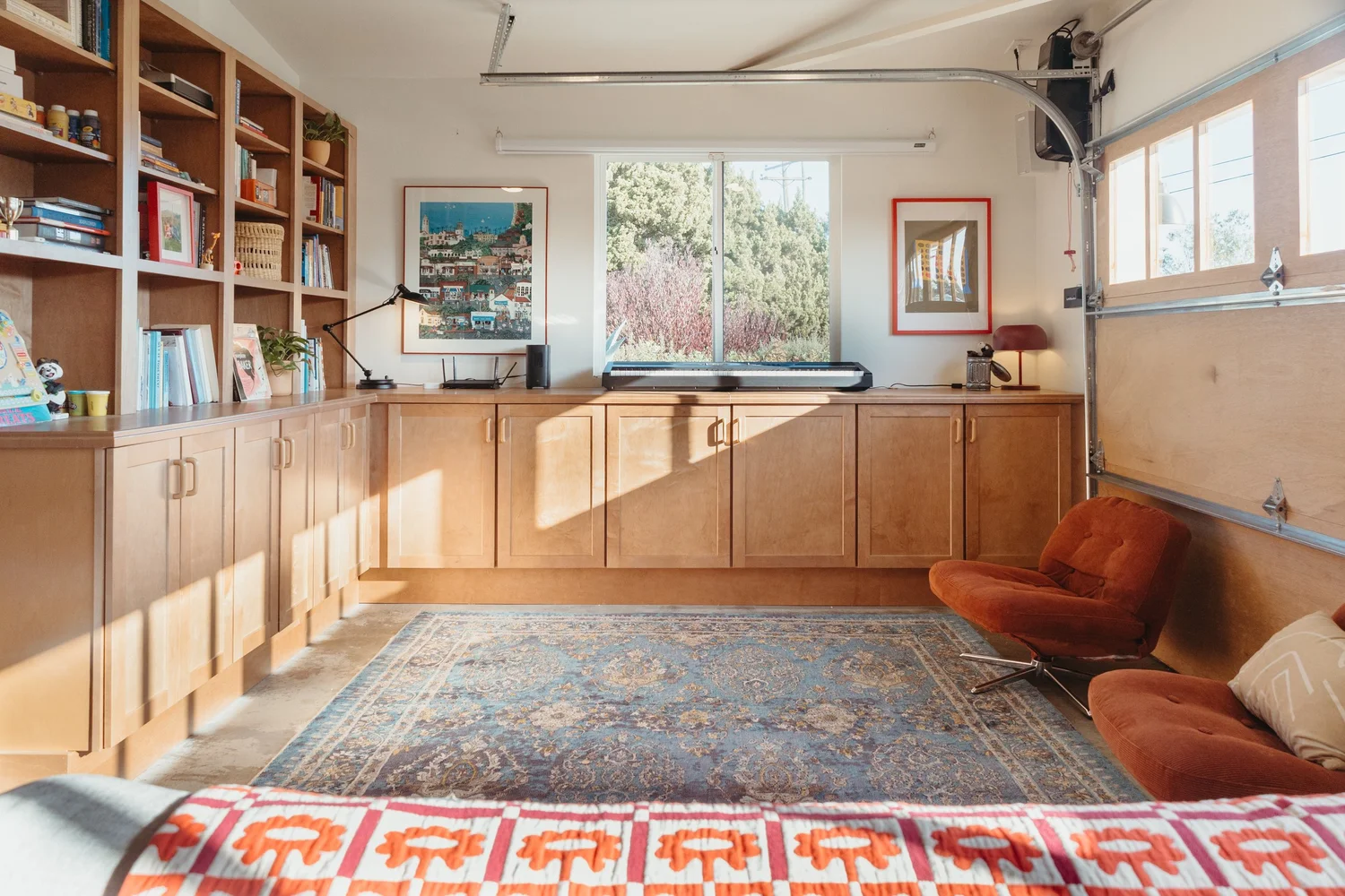 One Garage, Eight Rooms