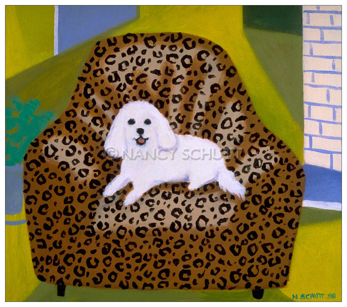 Chloe, 16x18 © 1998 Nancy Schutt, all rights reserved