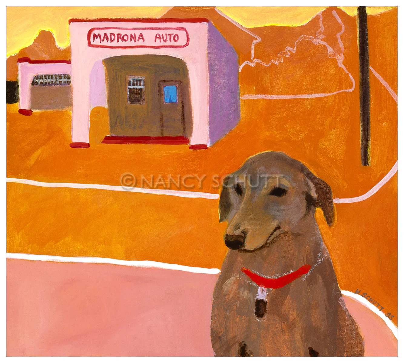 Duster 16x18 © 1995 Nancy Schutt, all rights reserved Click to Buy This Print