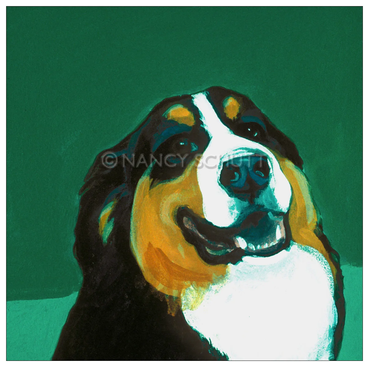 Did ya hear the one about . . .? 16x16 © 2007Nancy Schutt, all rights reserved