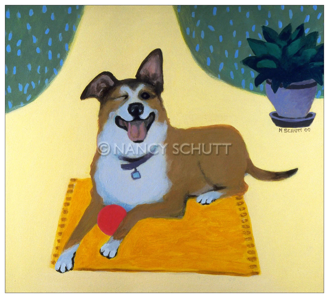 Pippin, 16x18 © 2000 Nancy Schutt, all rights reserved