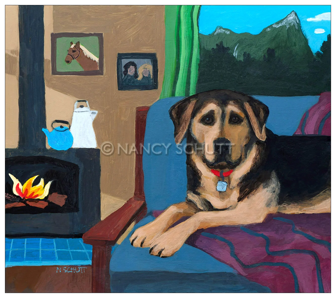 Willy 16x18 © 2011 Nancy Schutt, all rights reserved Click to Buy This Print