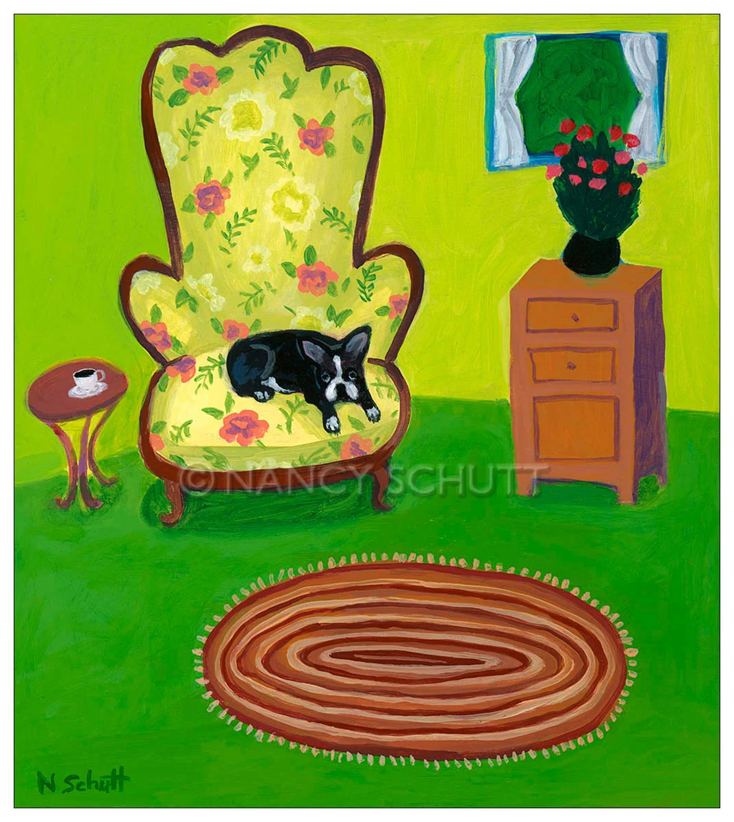 It's MY Chair, 16x18 © 2014 Nancy Schutt, all rights reserved Click to Buy This Print