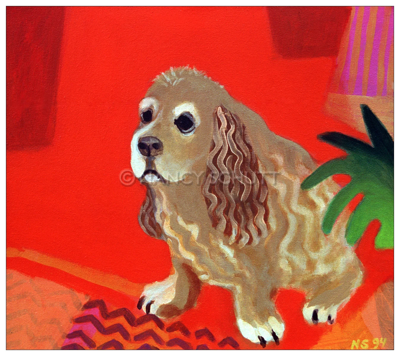 Daphne, 16x18 © 1994 Nancy Schutt, all rights reserved