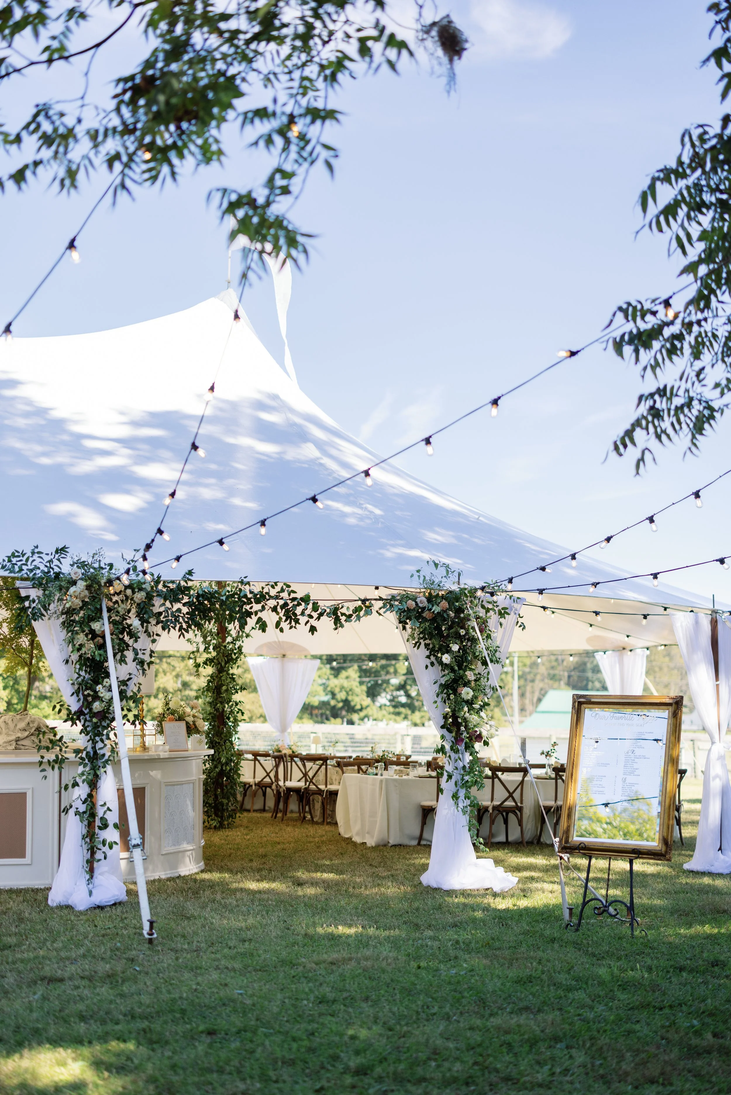 Sailcloth Tent at a Private Estate
