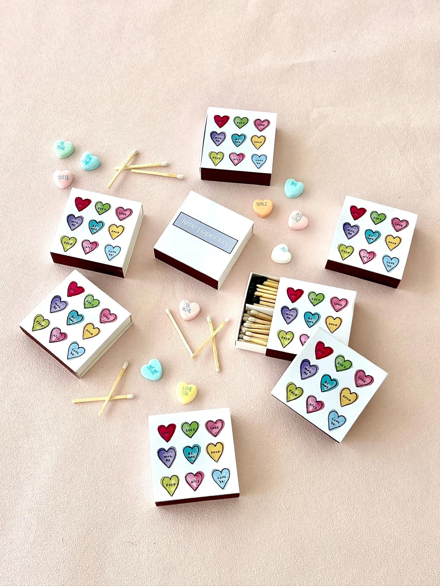 Valentine's Day Candy Matchbook | 3 pack