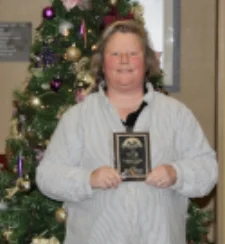 
Ch. Schneiderhof Alldat Chablis Hillside-Tanbark, owned by Carmi Swift, Tiffany Bartley, Cindy Bartley, Chris Kimerer, earned Select and GCH titles,(pictured Chris Kimerer)