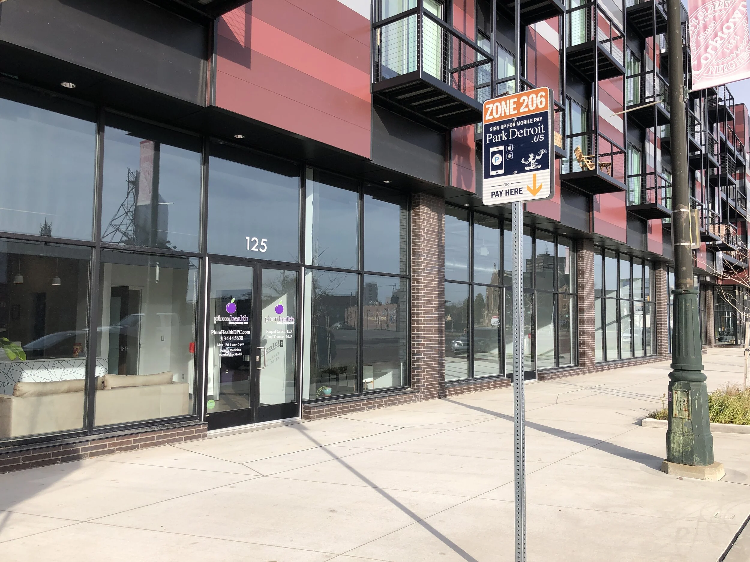 Parking Logistics at the Plum Health DPC Office in Detroit — Plum Health Direct Primary Care