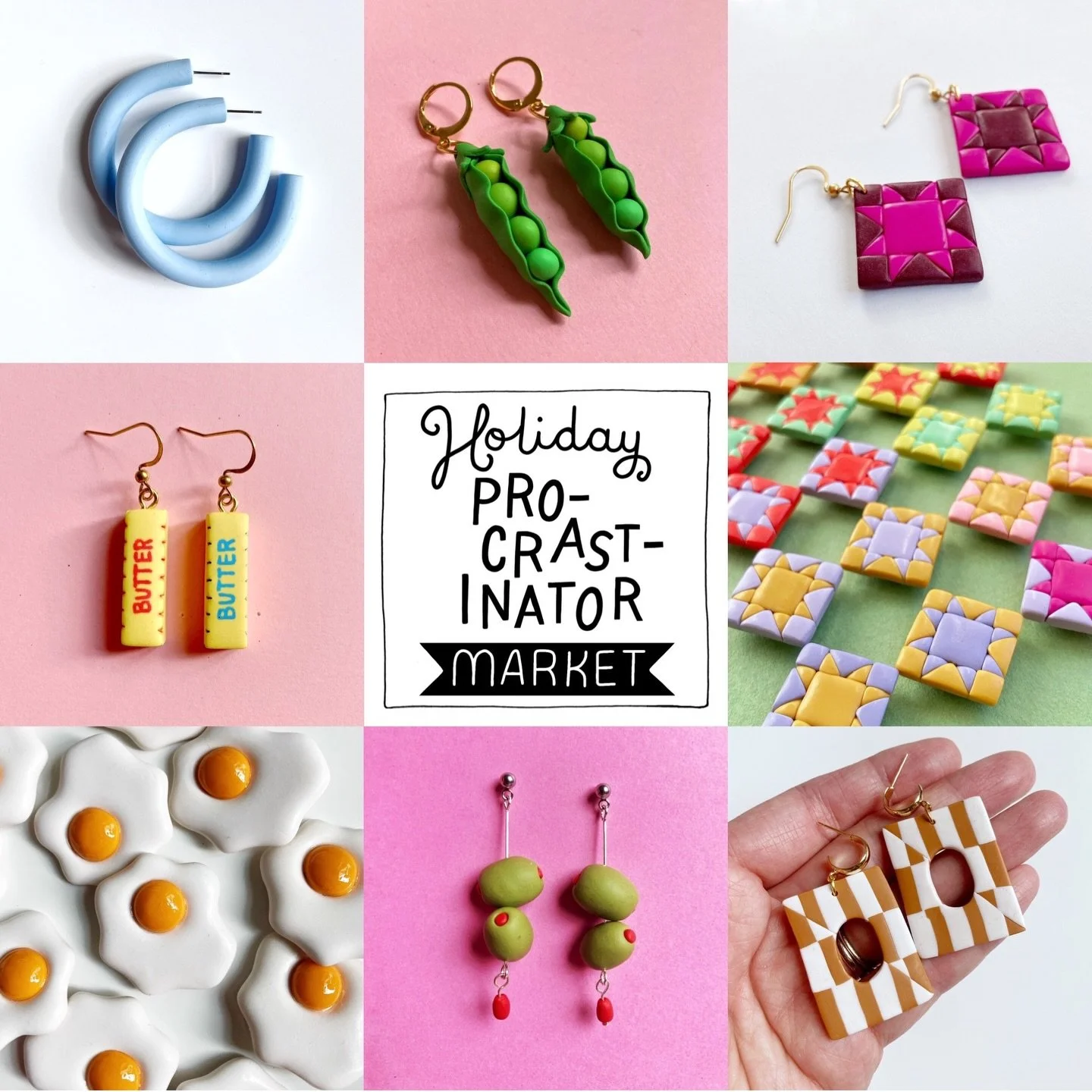 My last market of the year is THIS WEEKEND. Catch me at the Philadelphia Visitor Center and snag some one-of-a-kind handmade goodies at the Art Star Procrastinator Market 🎁.

Swipe to the 2nd photo to see hand-crafted works from the rest of the vend