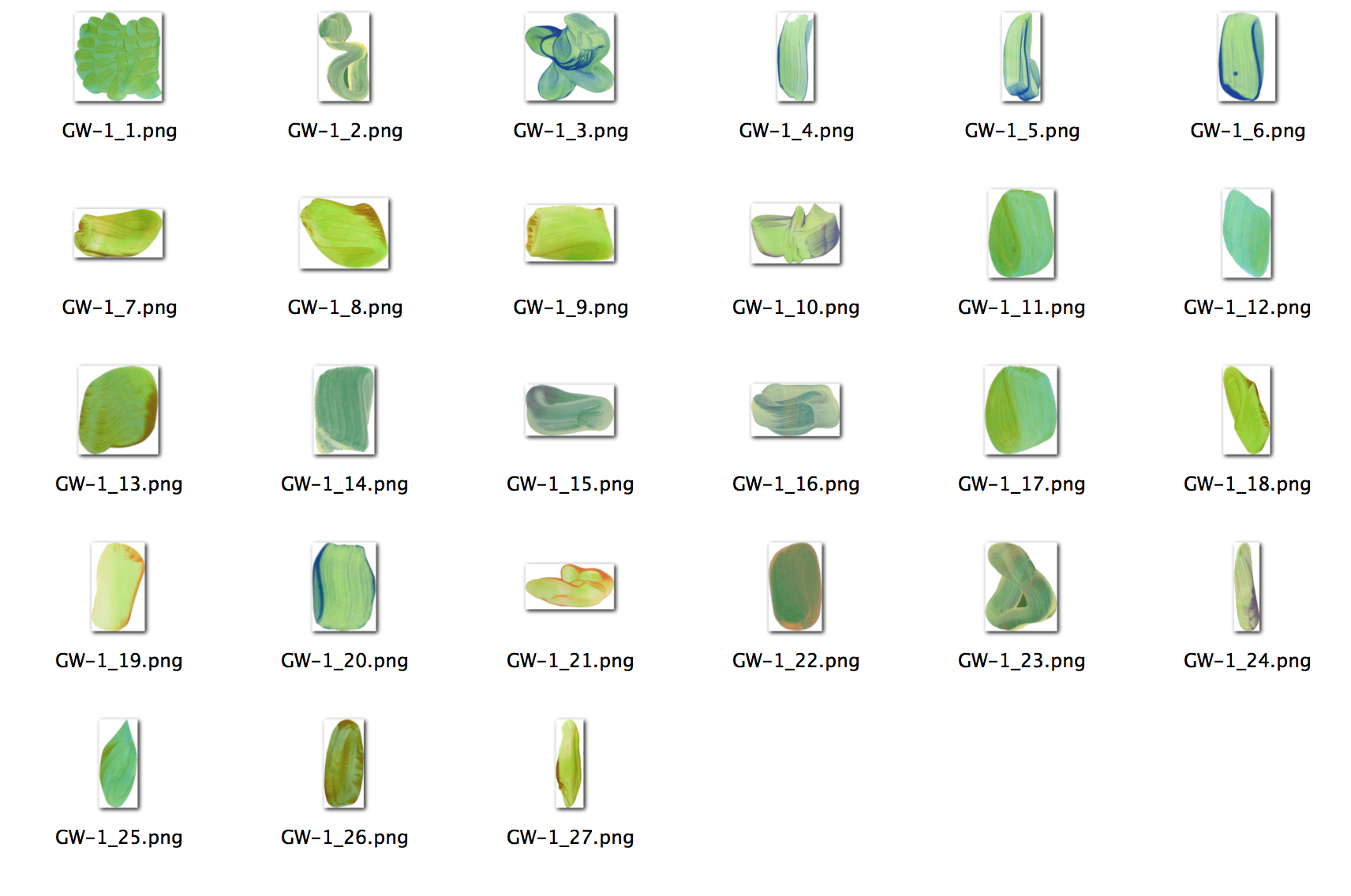 Brushstrokes archive