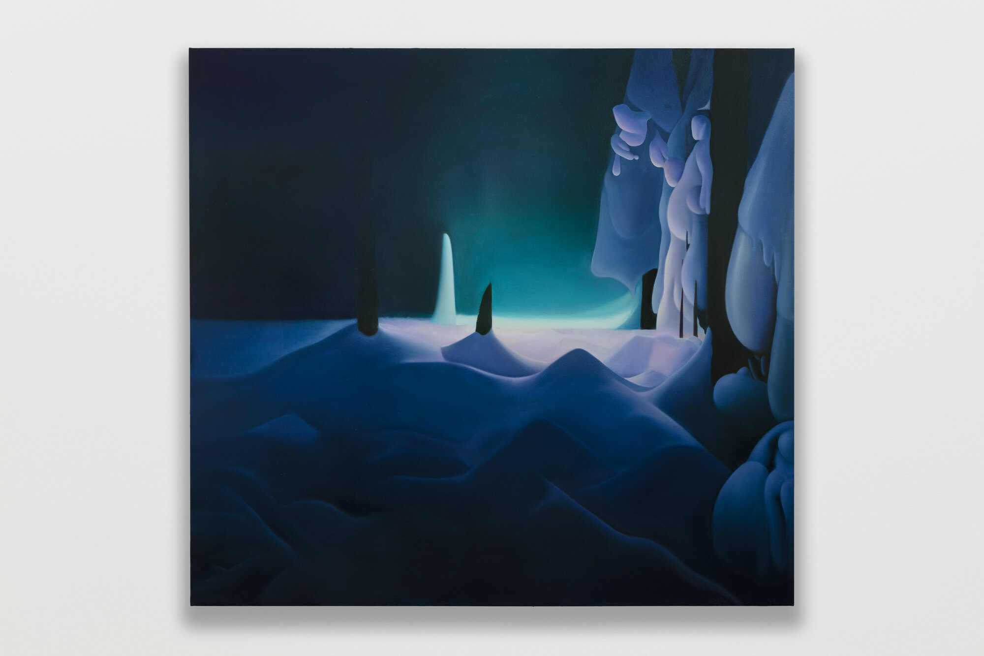 snowman, 2020, oil on canvas